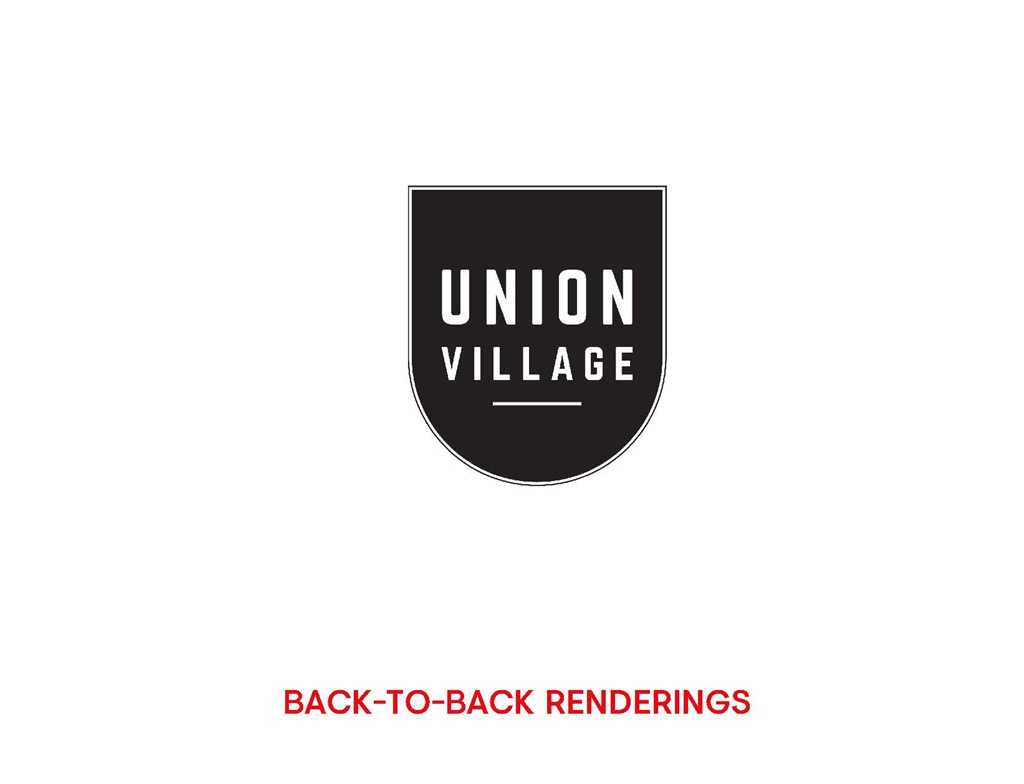 Union Village – New B2B Townhomes