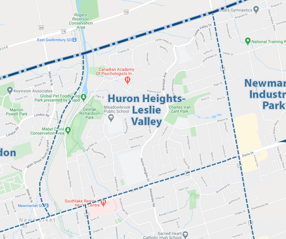 Huron Heights-Leslie Valley, Newmarket