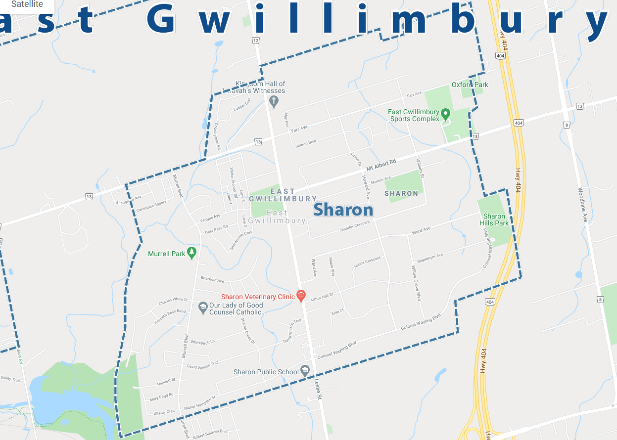 Sharon, East Gwillimbury