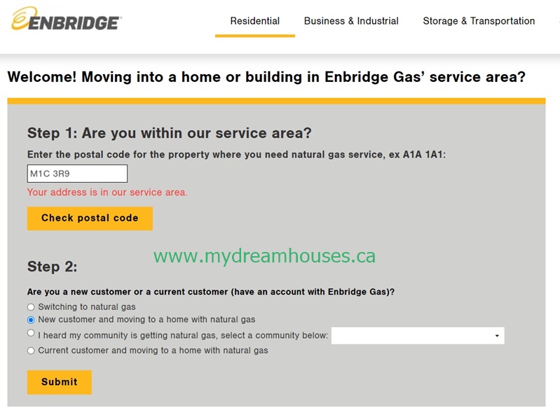 Enbridge registration